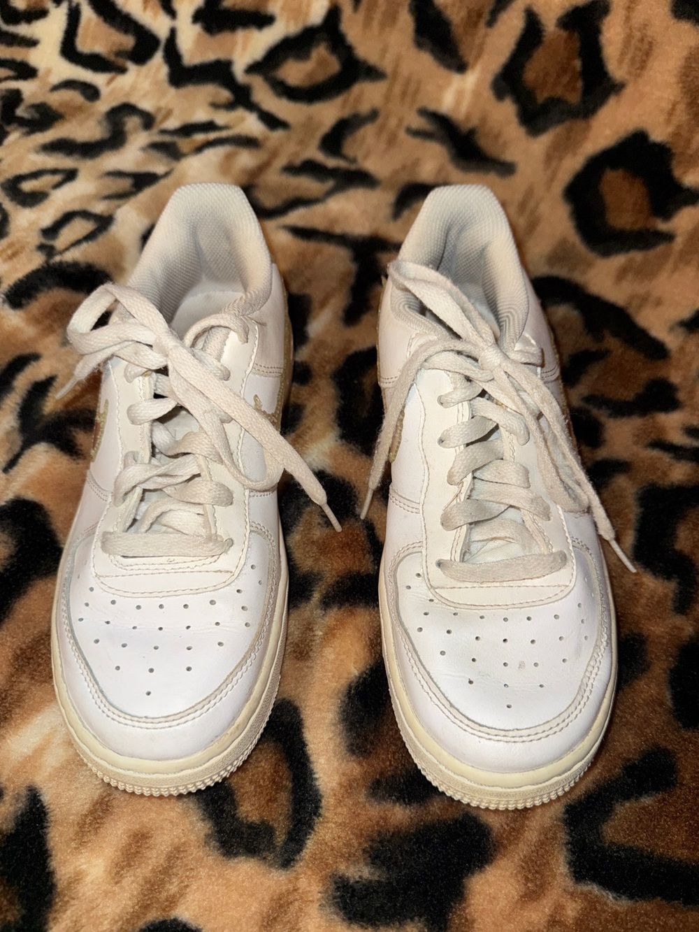 Nike Kids White Low-Top Sneakers